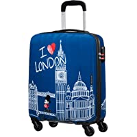 American Tourister Disney Legends Spinner S Equipaje de Mano Infantil- 55 cm- 36 L- Azul (Take Me Away Mickey London)